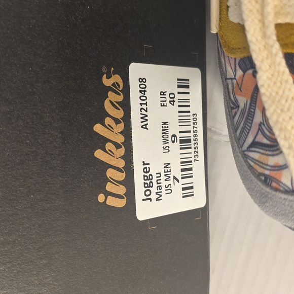 Inkkas Manu Multicolor Jogger Sneakers with Yellow Highlights. NWT - Picture 2 of 8